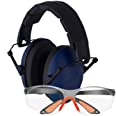 Shooting Ear & Eye Protection Gun Safety Glasses Hearing Protective Combo